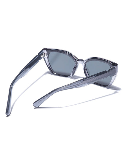 Black Toned with Polycarbonate UV Protected Lens Oversized Sunglass for women