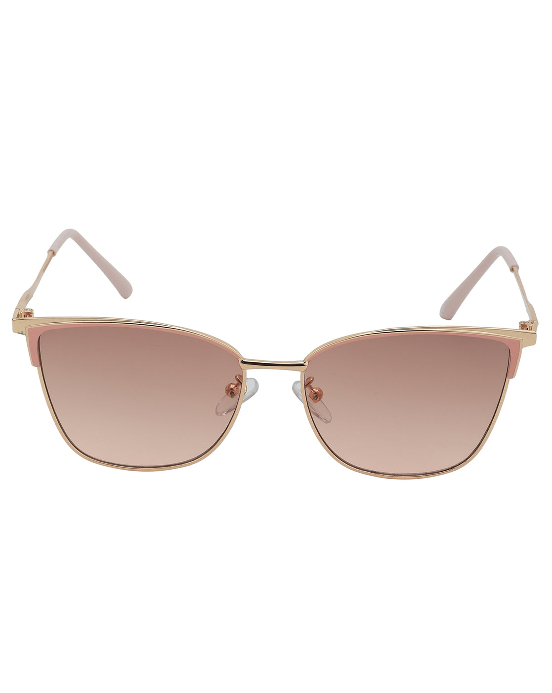 Gold &amp; Pink Toned with UV Protected Lens Cateye Sunglass for women