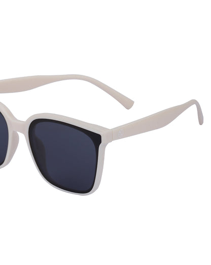 Beige and Black Toned UV Protected Lens Cat Eye Sunglass for women