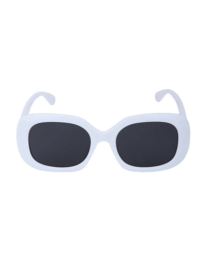 White Toned with UV Protected Lens Oversized women Sunglass