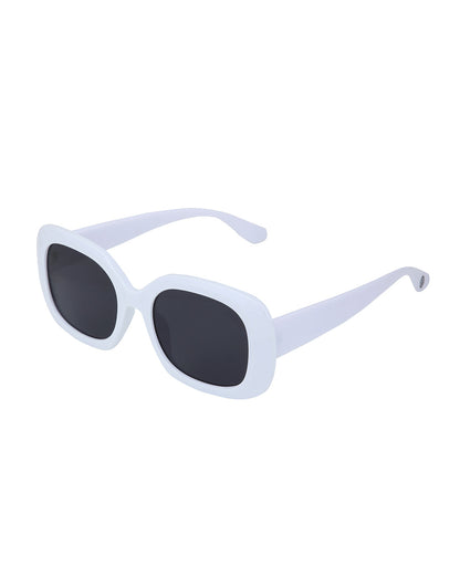 White Toned with UV Protected Lens Oversized women Sunglass