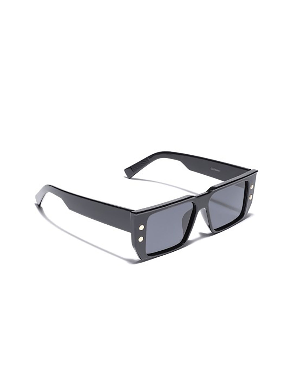 Women Black Toned with Black Polarized Lens Square Sunglasses