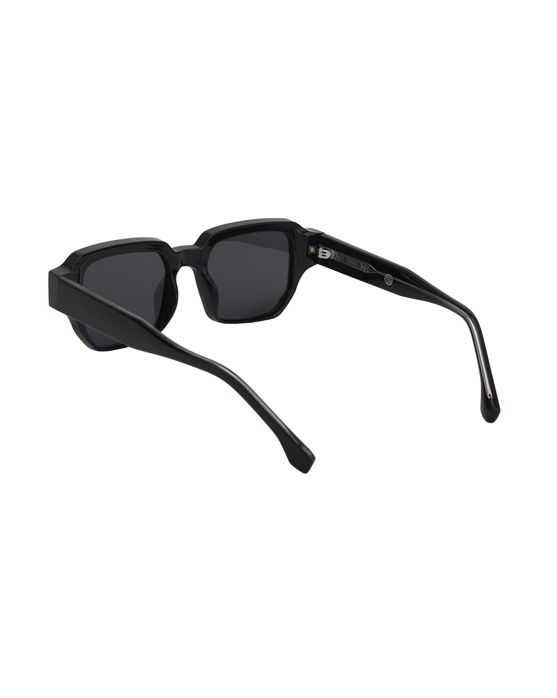Black Toned with Blue Polarised Lens Wayfarer Sunglass for women