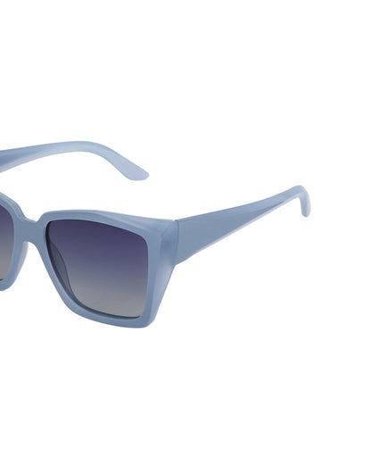 Blue Toned with Polarised Lens Oversized Sunglass for women