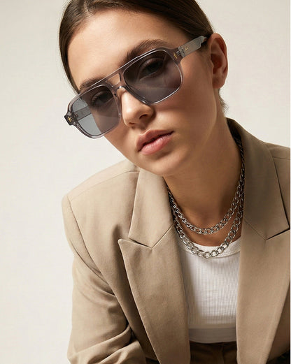 Women UV Protected Black Lens Black Gold Toned Cateye Sunglasses