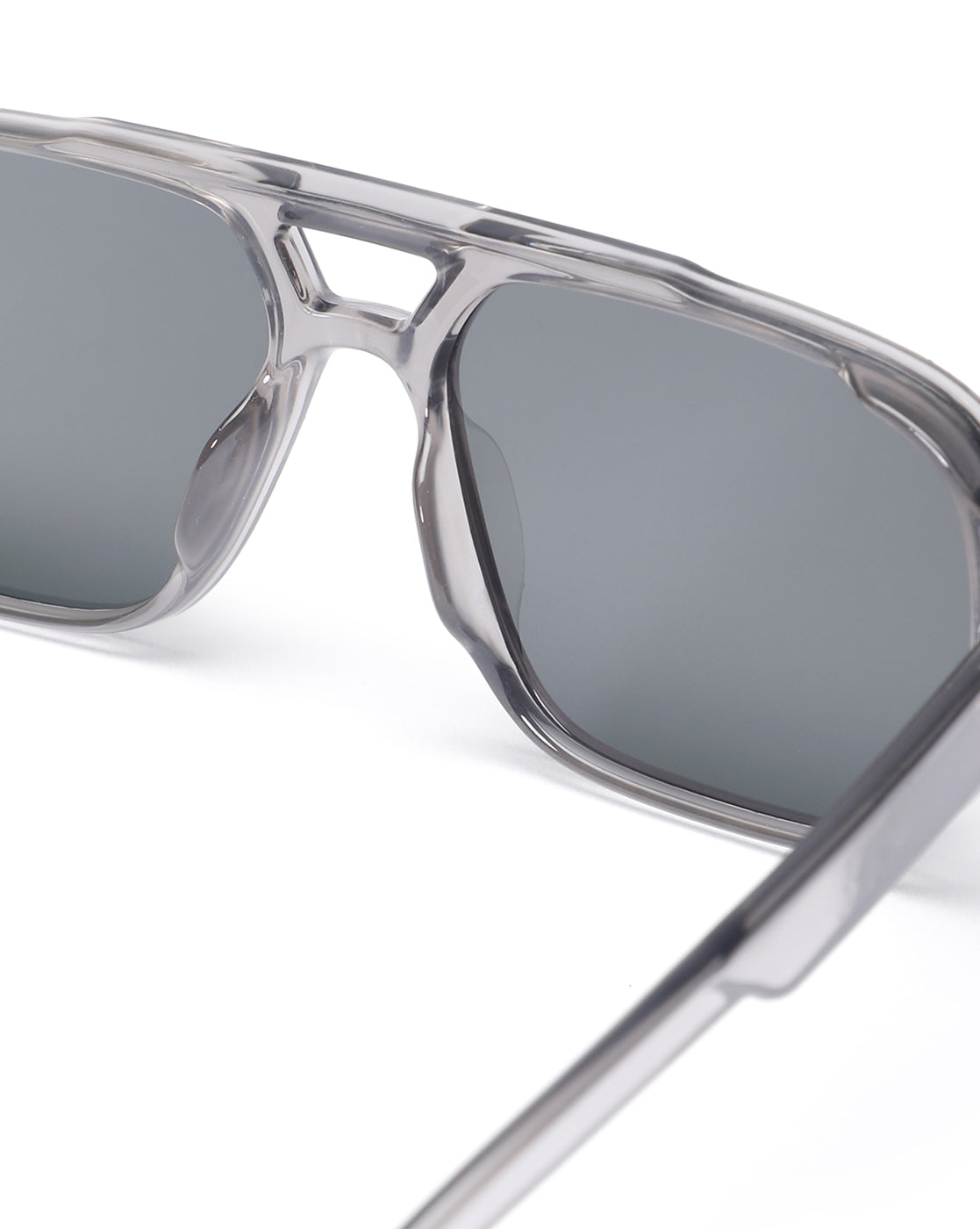 Women UV Protected Black Lens Black Gold Toned Cateye Sunglasses
