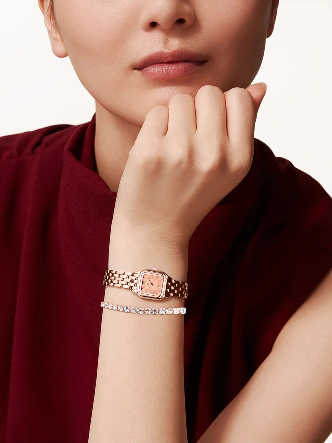 Chloe Mini Pink Women Analog with Bracelet  Watch CLWWS-03