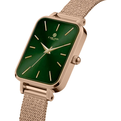 Women Diana CLDWMS-03 Analog Green Rose Gold Stainless Steel - Mesh - Watch