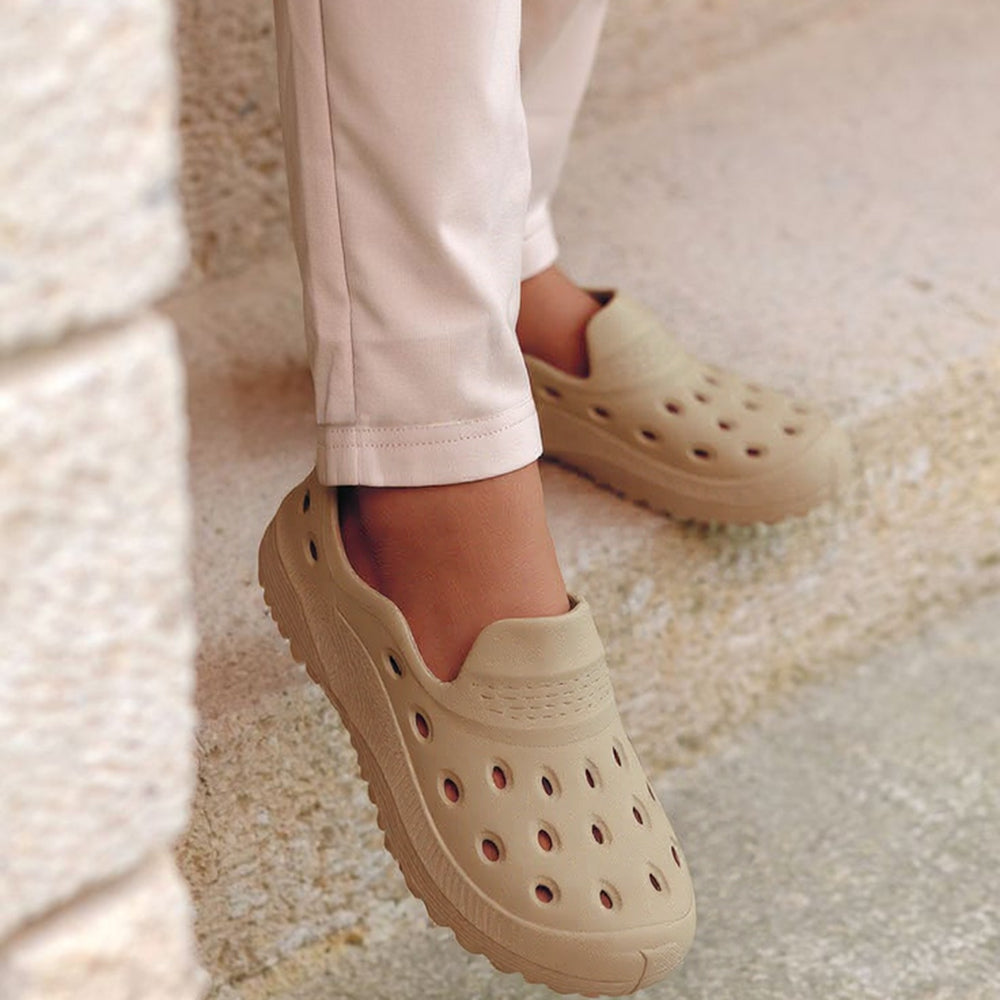 Men Perforated Comfort Casual Slip On Shoes