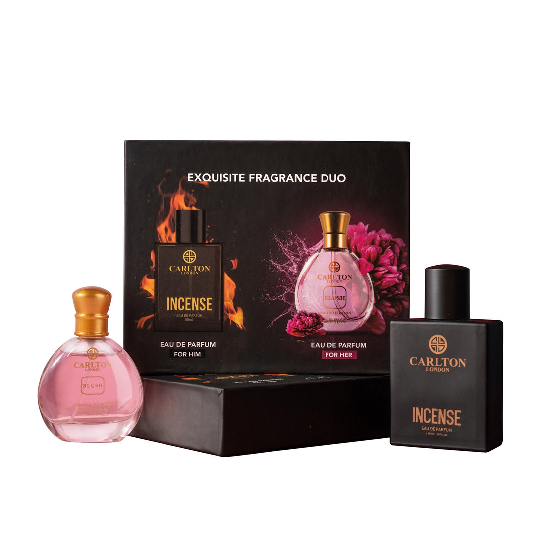 Exquisite Fragrance Duo - Incense Men 50Ml &amp; Blush Women 30Ml Gift Set