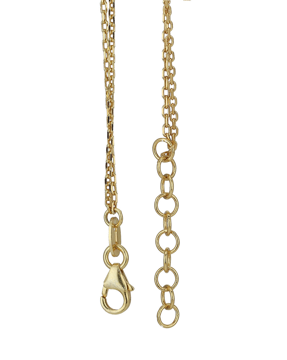 Carlton London 18Kt Gold Plated Double Layer Bracelet  With Gold Beads &amp; Pearl