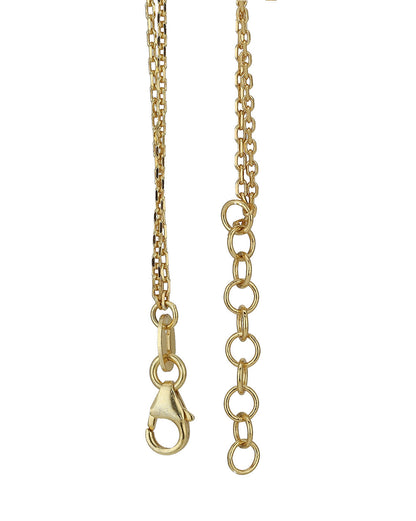 Carlton London 18Kt Gold Plated Double Layer Bracelet  With Gold Beads &amp; Pearl