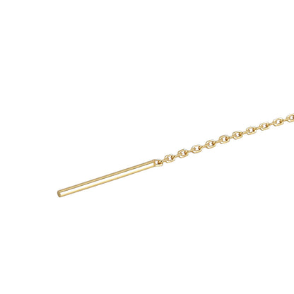 Carlton London Gold Plated Cz Floral Drop Earring For Women