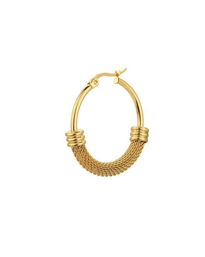 Gold Plated Hoop Earring for women