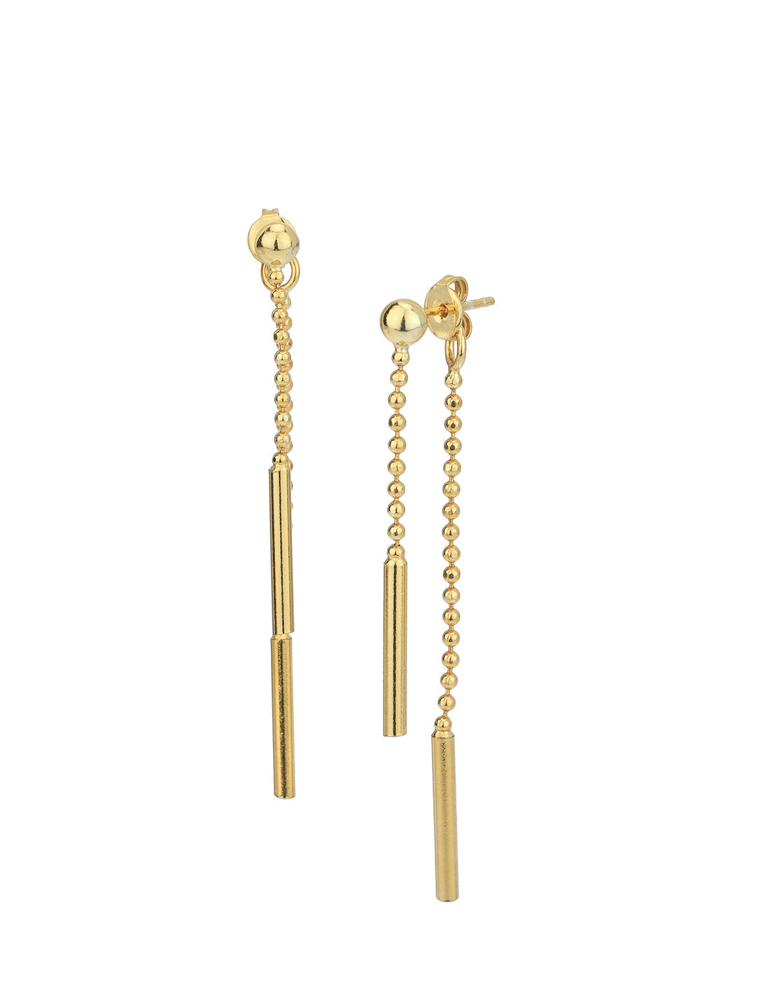 18kt Gold Plated Fancy Drop Earring for women