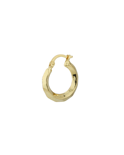 18kt Gold Plated Hoop Earring