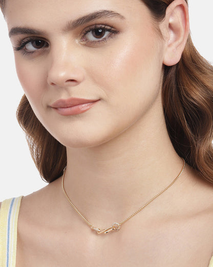 Gold Plated with CZ Animal Fancy Necklace for women