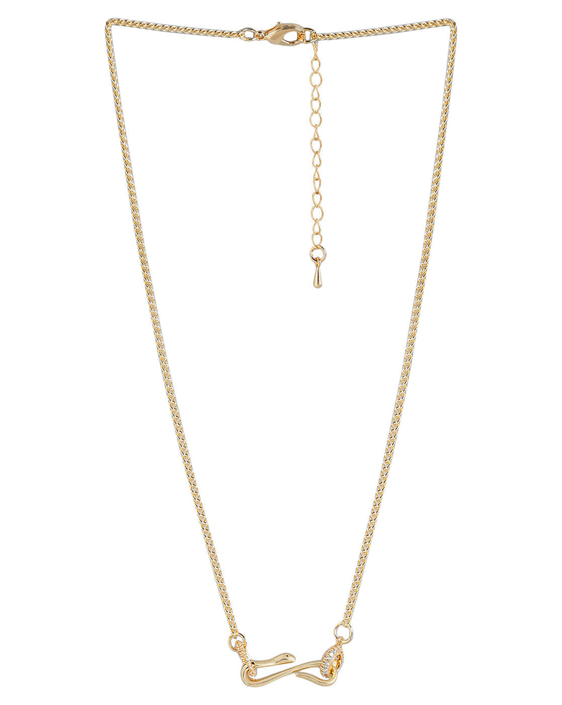 Gold Plated with CZ Animal Fancy Necklace for women