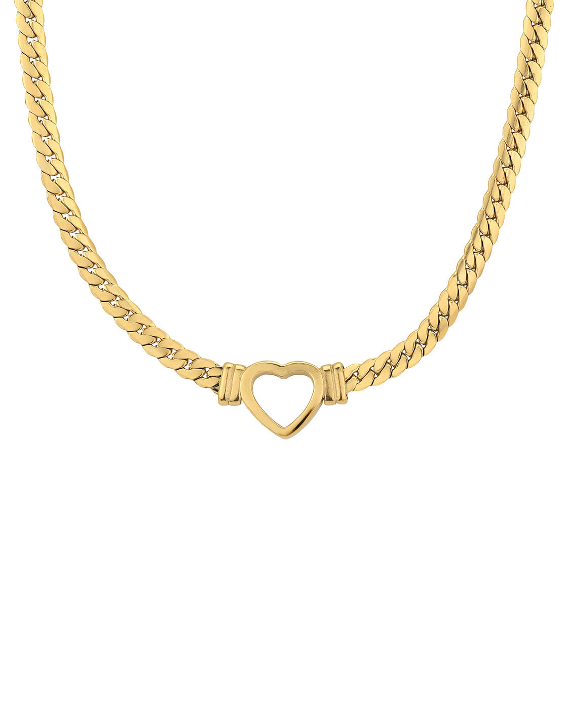 Gold Plated with  Heart Necklace for  women
