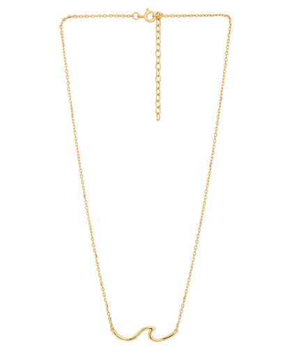 18kt Gold Plated Contemporary Necklace for women
