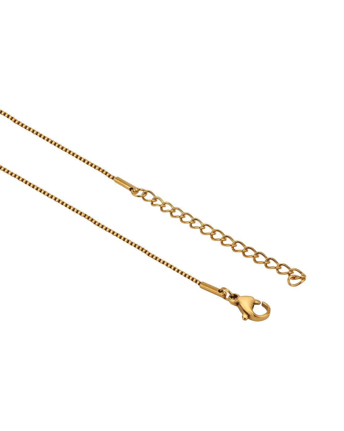 18kt Gold Plated Stainless Steel Tear Drop Necklace