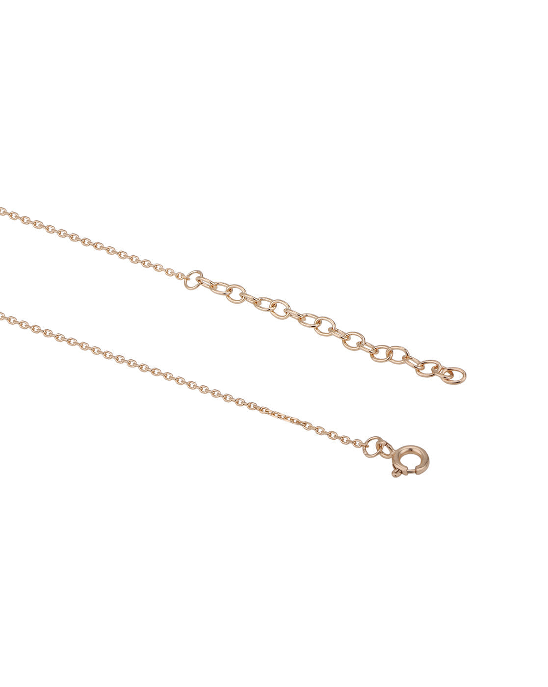 18kt Rose Gold Plated Star Charm CZ Heart Lariat Necklace