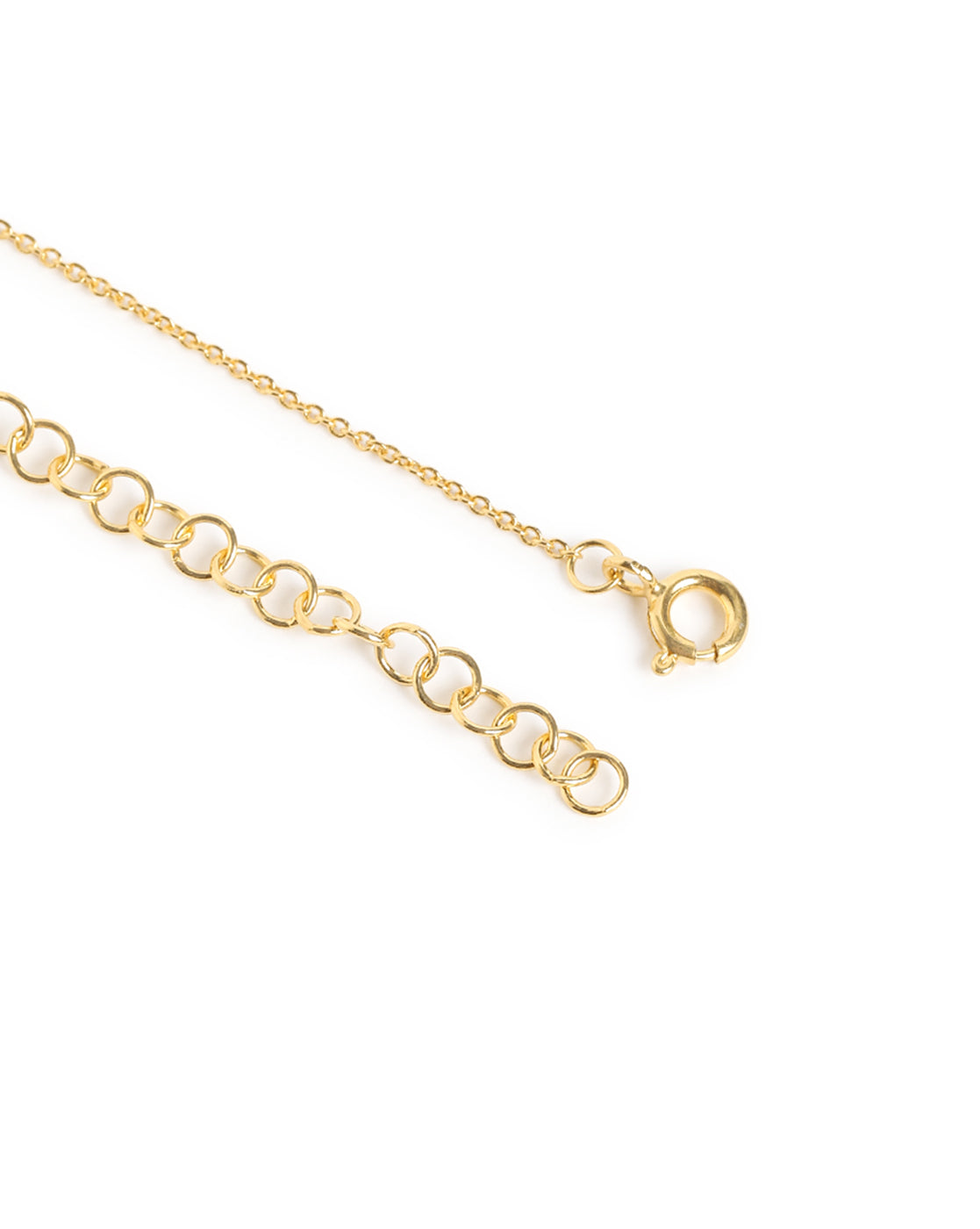 18kt Gold Plated CZ Snowflake Pendant with Chain