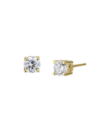 18kt Gold Plated CZ Dangling Solitaire Fancy Jewellery Set