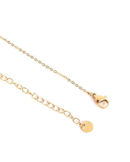 18kt Gold Plated Lavender CZ Pearl Necklace and Drop Earring Set