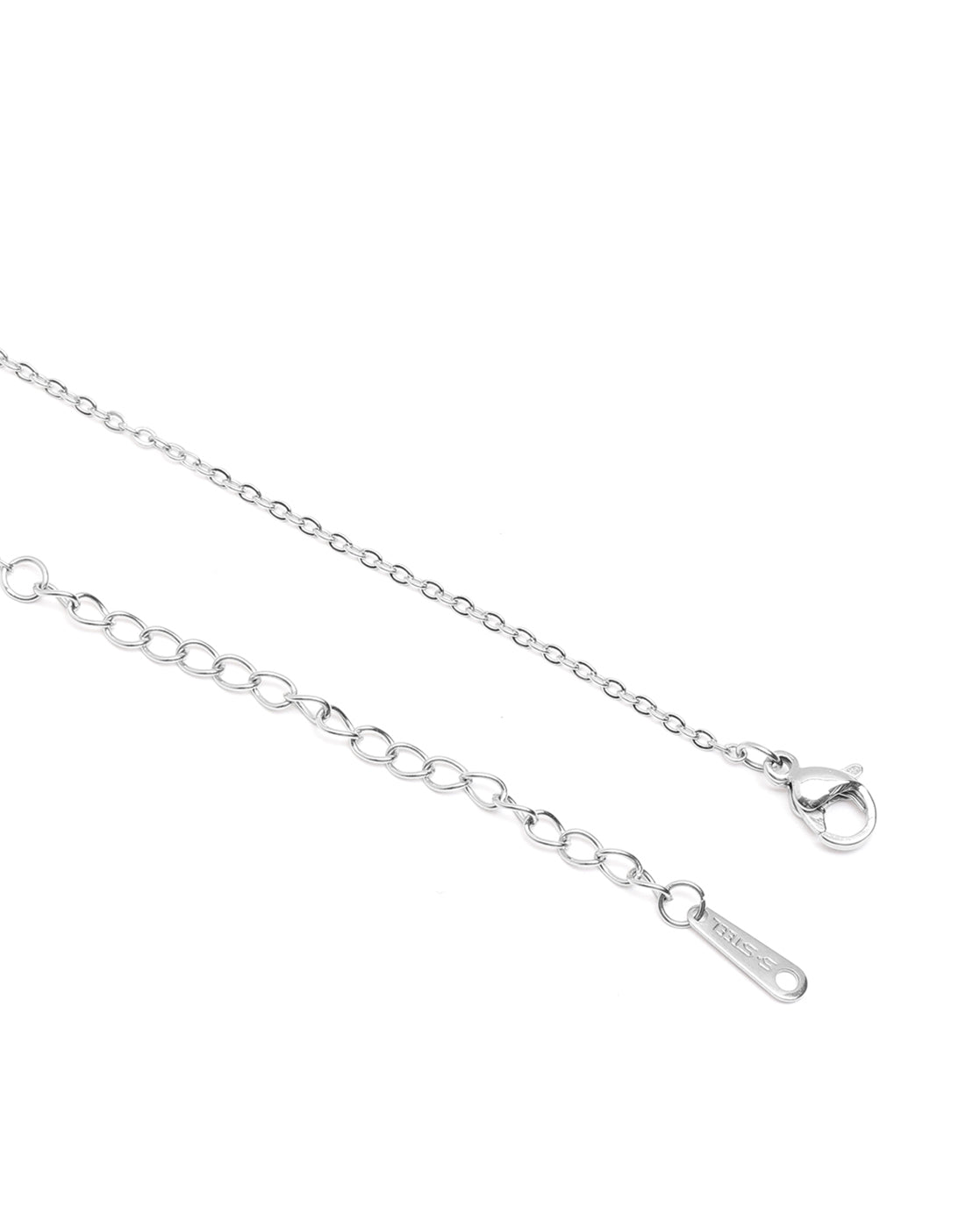 Silver Plated CZ Teardrop Necklace and Earring Set