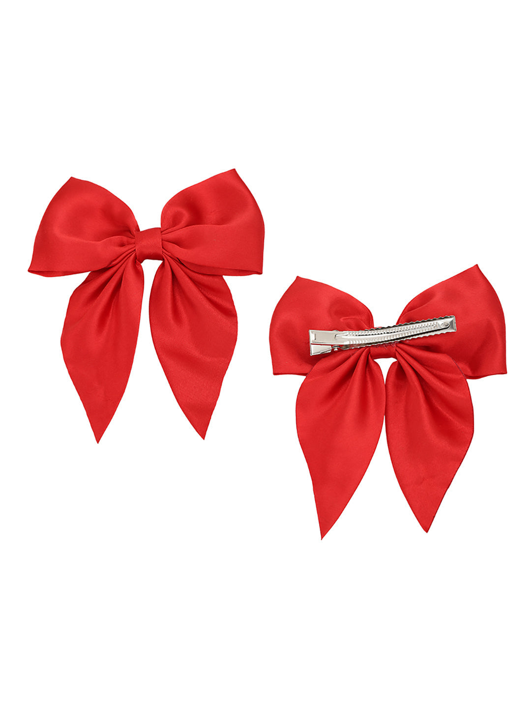 Red Luxe Kids Gift Box Cherry Charm Bracelet &amp; Cherry Drop Earrings, Red Bow Clip &amp; Velvet Scrunchies Set