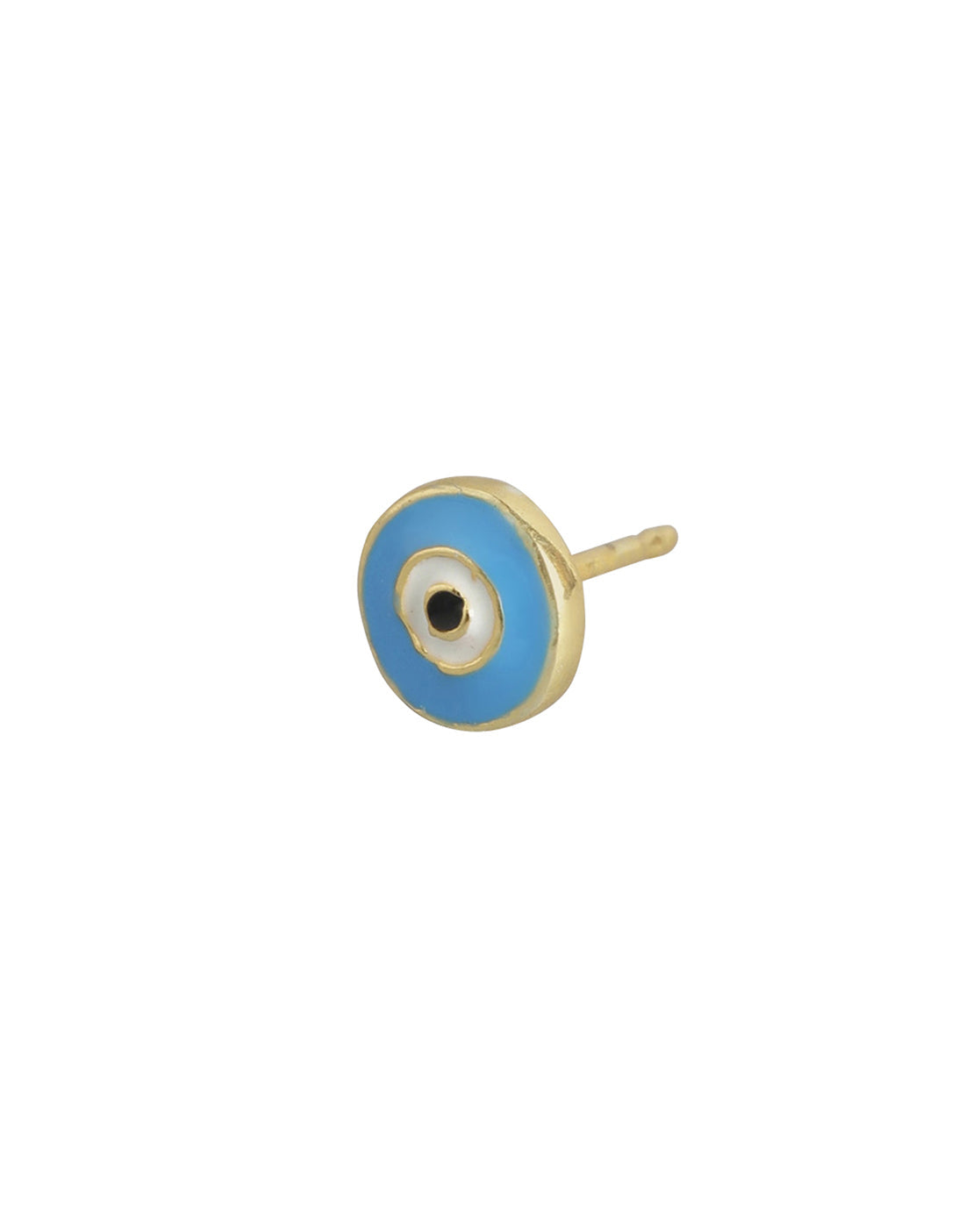 Set Of 2 18Kt Gold Plated With Enamel &amp; Cz Stud Earring For Girls