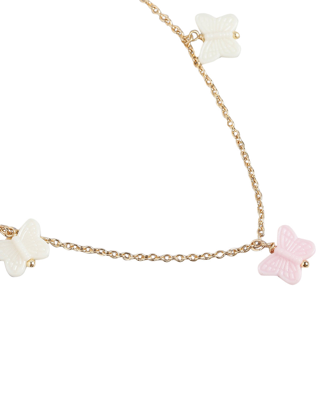 Gold Plated with Butterfly Charming Jewellery set for girl