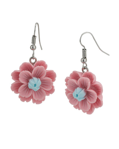 Silver Plated Multi Colour Garden themed Jewellery Set for Girl