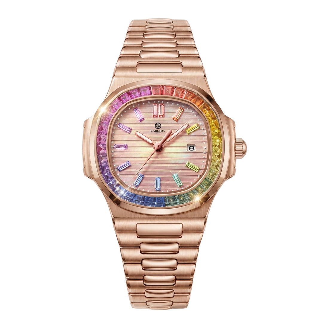 Carlton London Women Grace Rainbow Multicolor Analog Watch CLDPP-004