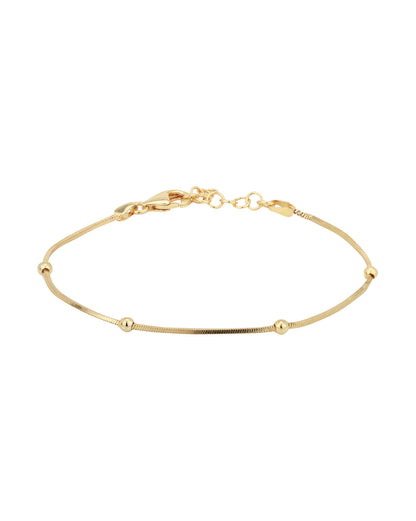 Carlton London Gold Plated Wraparound Bracelet For Women