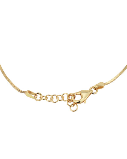 Carlton London Gold Plated Wraparound Bracelet For Women