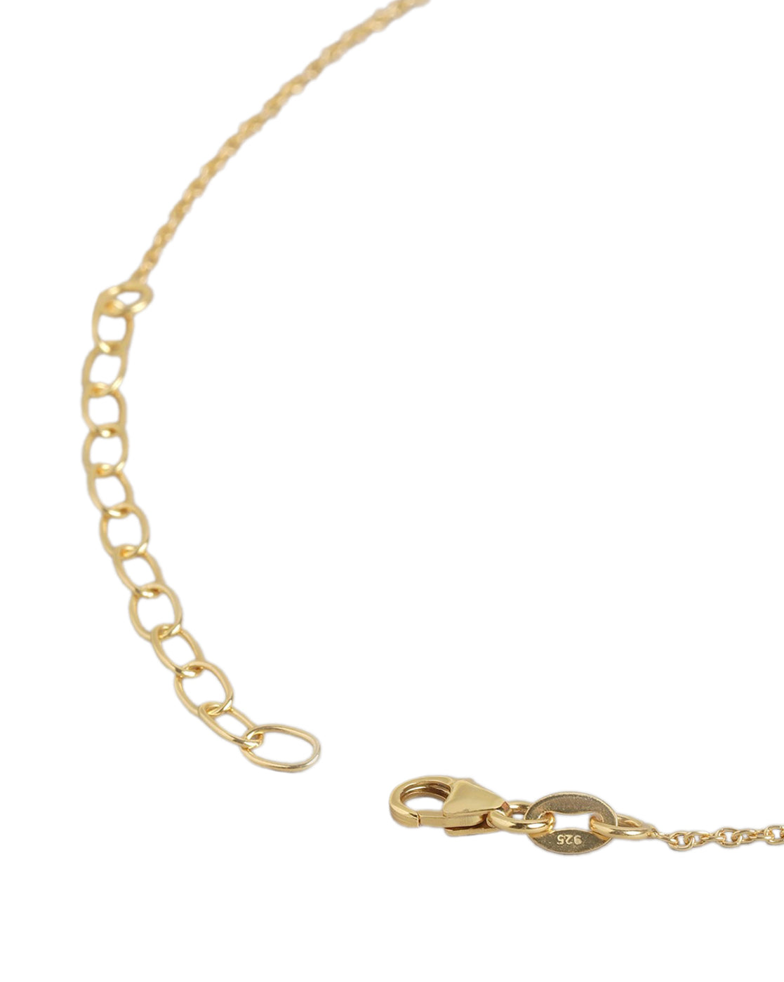 925 Sterling Silver 18kt Gold Plated with Glass Bead Floral Mangalsutra