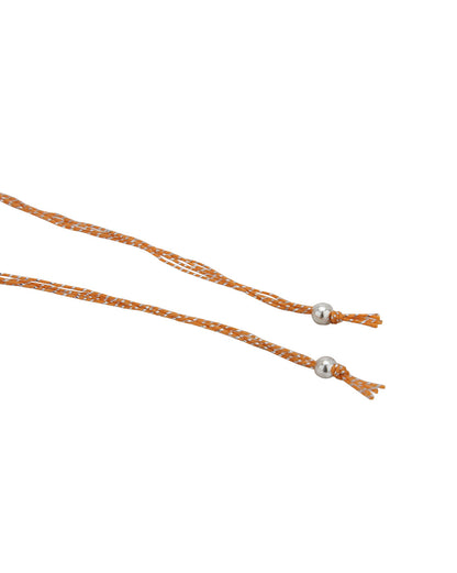 925 Sterling Silver Rhodium Plated Enamel Jai Shree Ram Rakhi for men