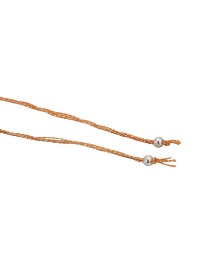 925 Sterling Silver Rhodium Plated Enamel  Engrave Jai Shree Ram Rakhi for men