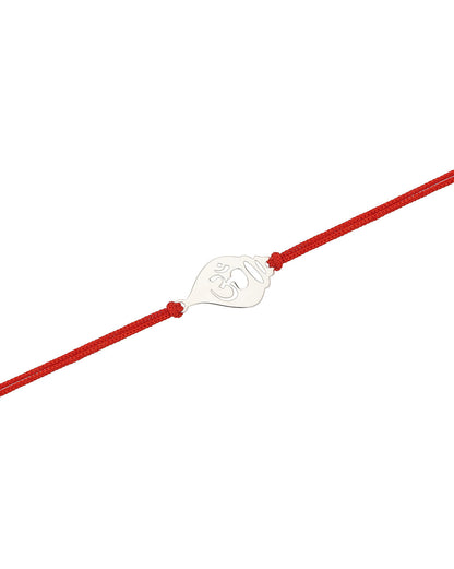 Carlton London Men Red 925 Sterling Silver Rakhi