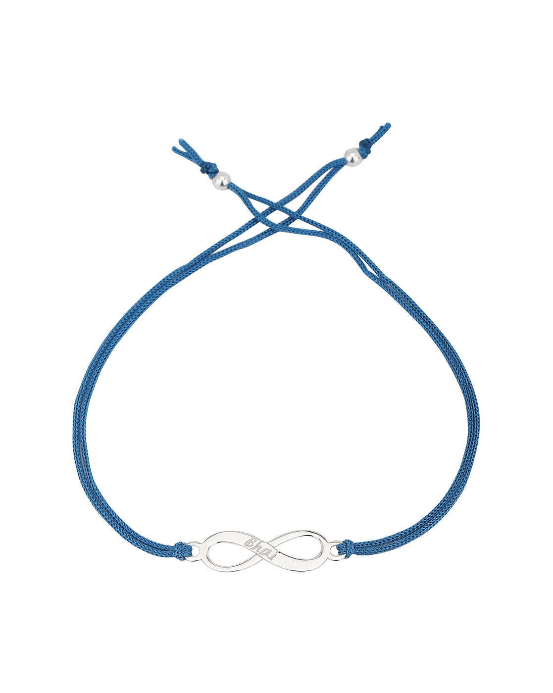Carlton London Blue 925 Sterling Silver Rakhi