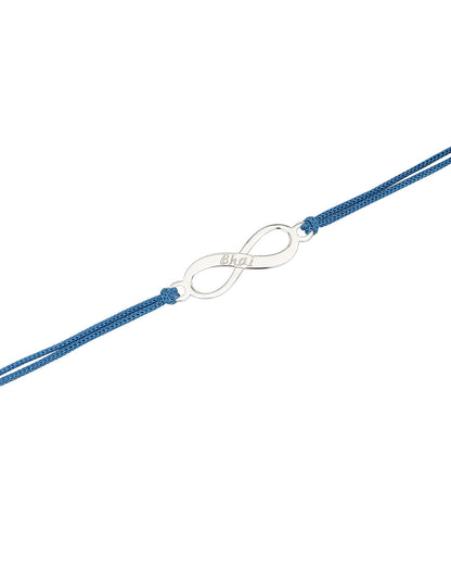 Carlton London Blue 925 Sterling Silver Rakhi