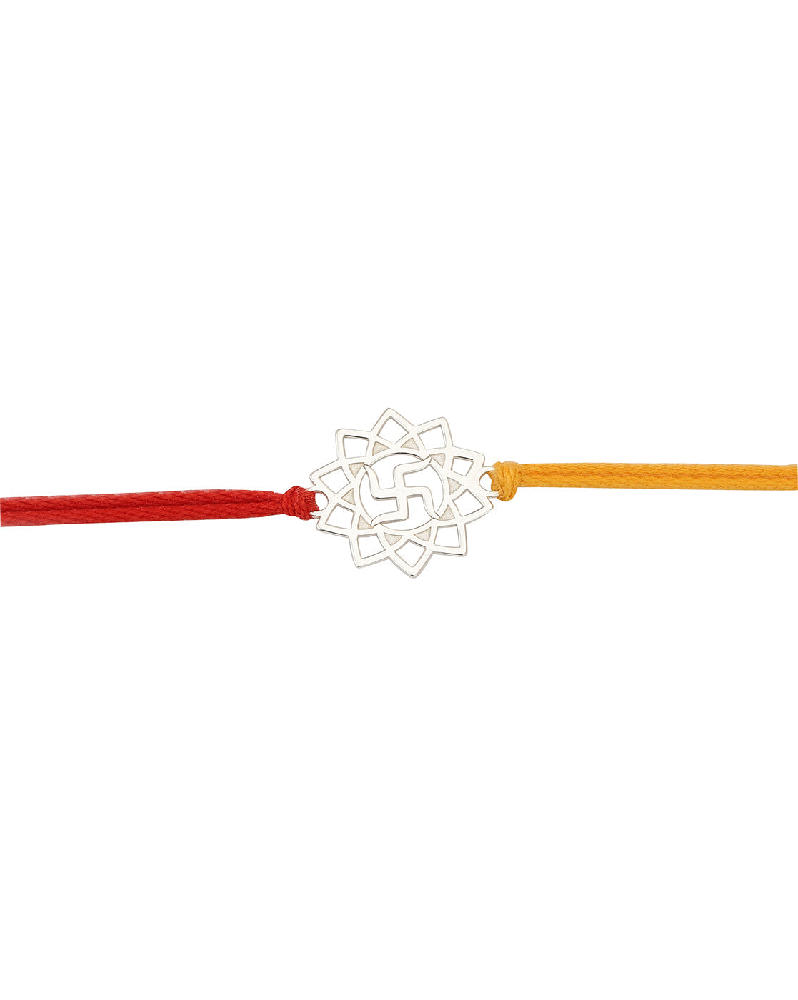 Carlton London 925 Sterling Silver Combo Rakhi