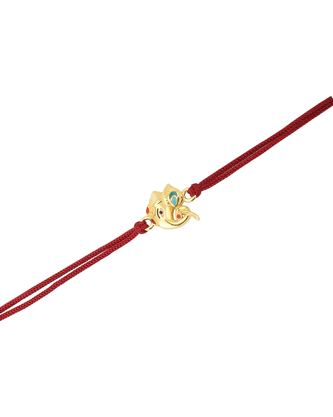 Carlton London Gold-Toned 925 Sterling Silver Rakhi