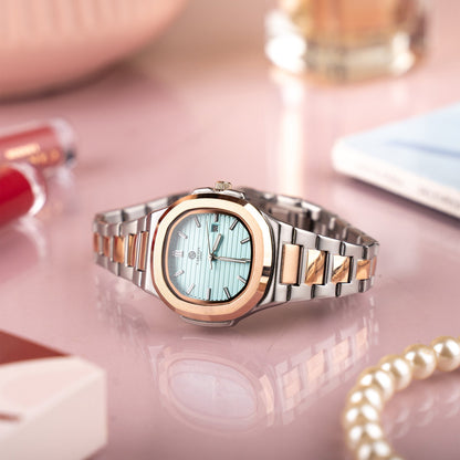 Grace Women Analog Blue Stainless Steel Watch-CLDPP-003