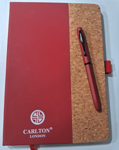 PU Cork Notebook with Pen