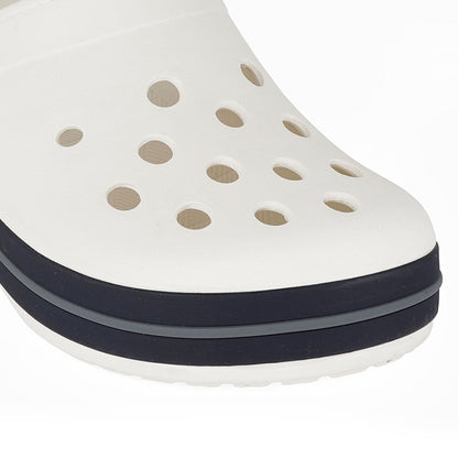 Men Classic Striped Sole Perforated Clogs